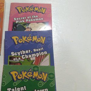 Set of 6 Pokemon Books